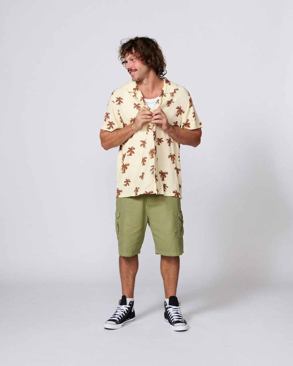 Palms Shirt - Ecru