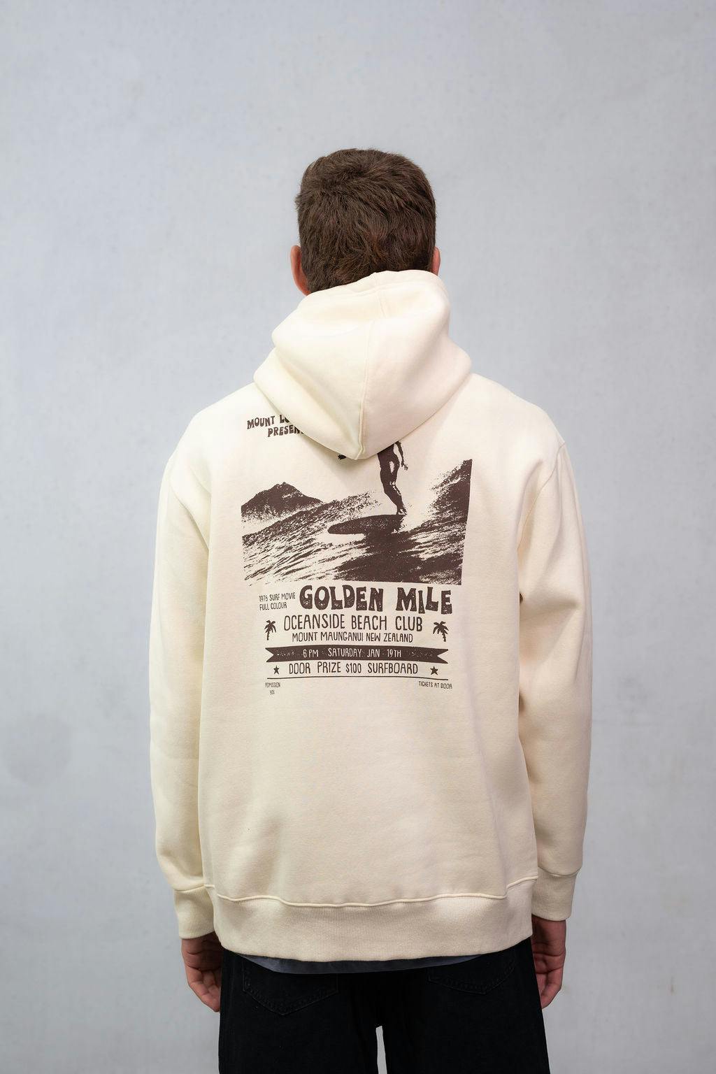 The Golden Mile Hoodie - Natural