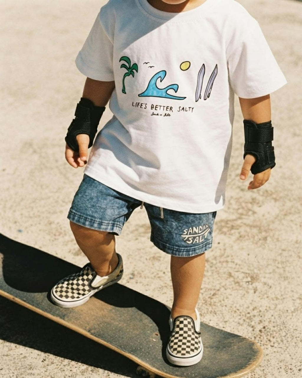 Life’s Better Salty Tee (White)