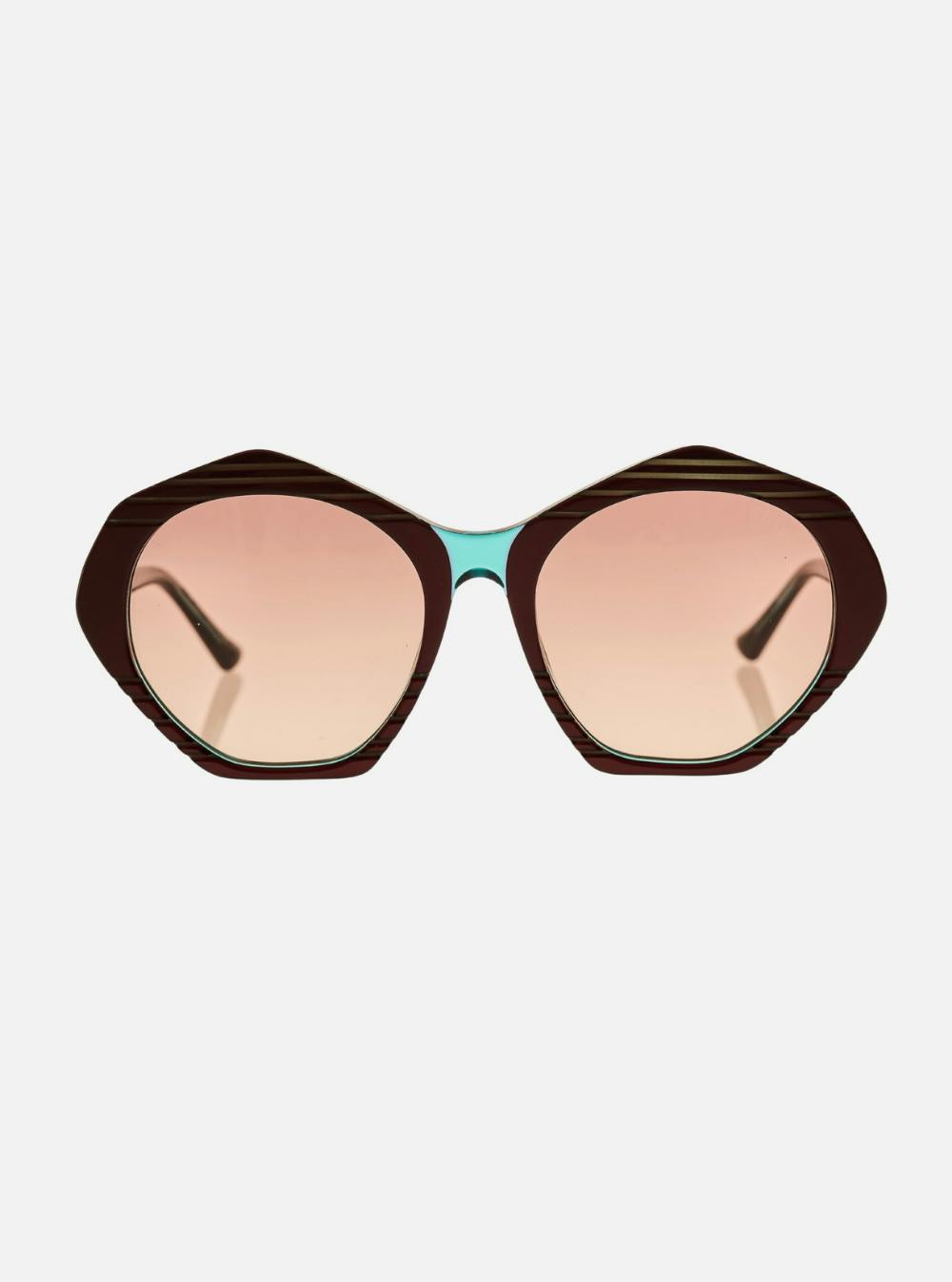 CYMBAL Tri-Tone Ruby Green | Rose Gradient Bio Lens