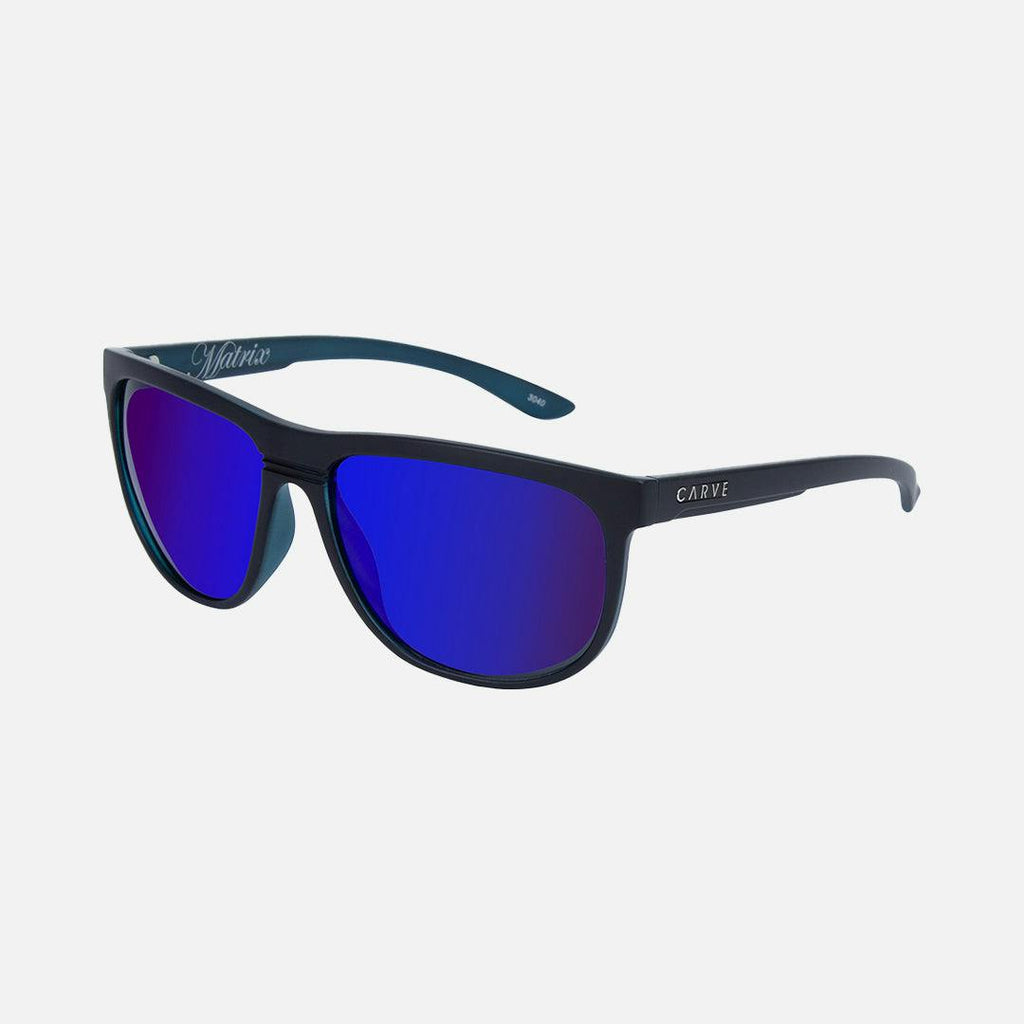 Matrix - Iridium Matt Black Frame Sunglasses
