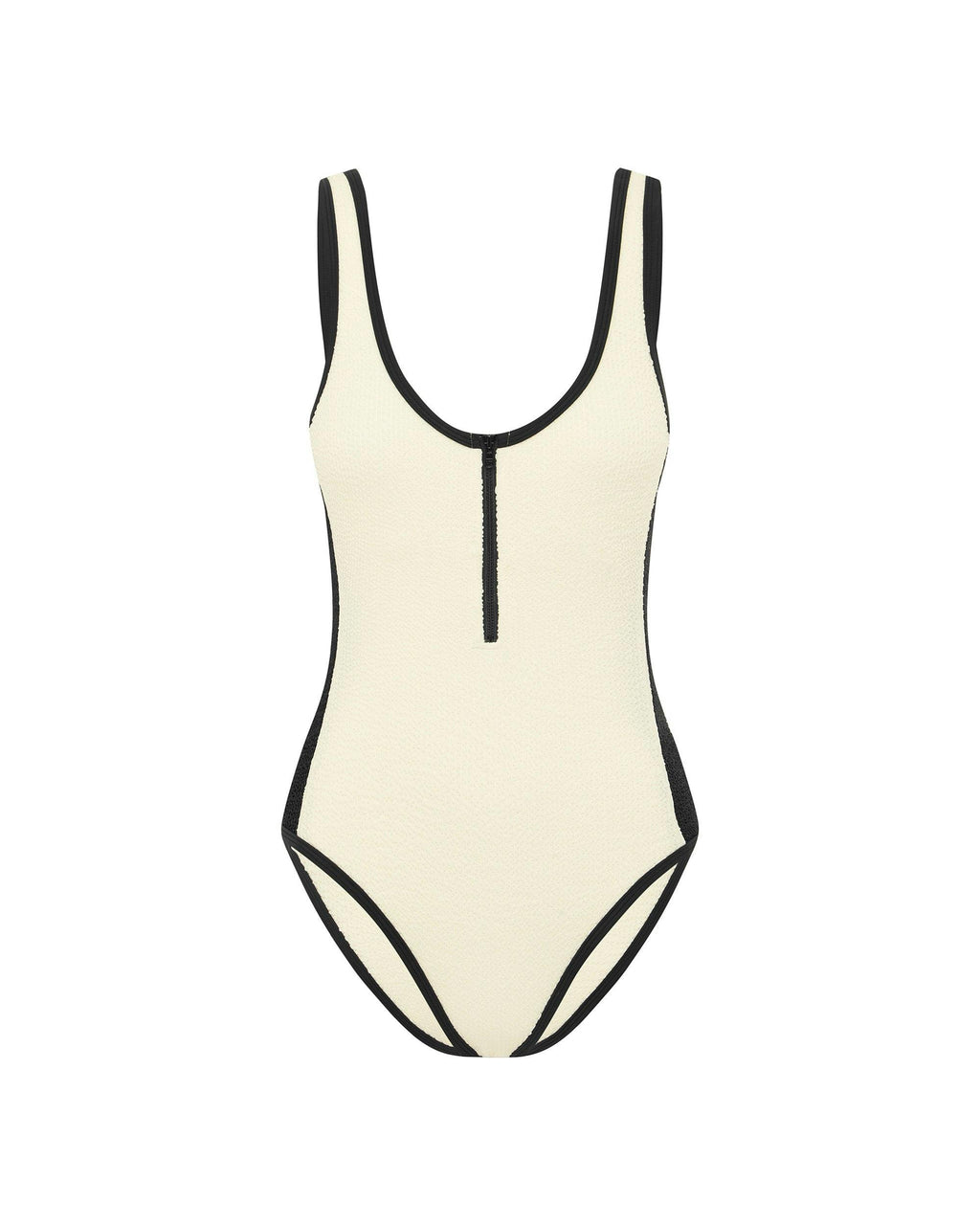 THE ZIP UP ONE PIECE - BUTTER CRIMP