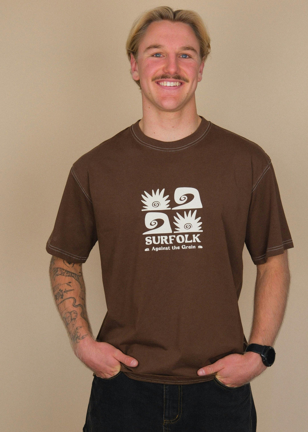 Heritage Unisex Tee - Espresso