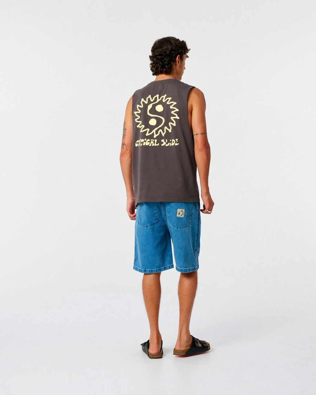 Yin Yang Muscle Tee - Phantom