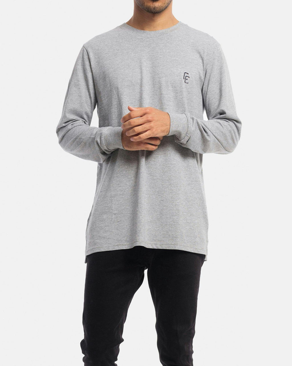 Cypher Embroidery Long Sleeve Tee