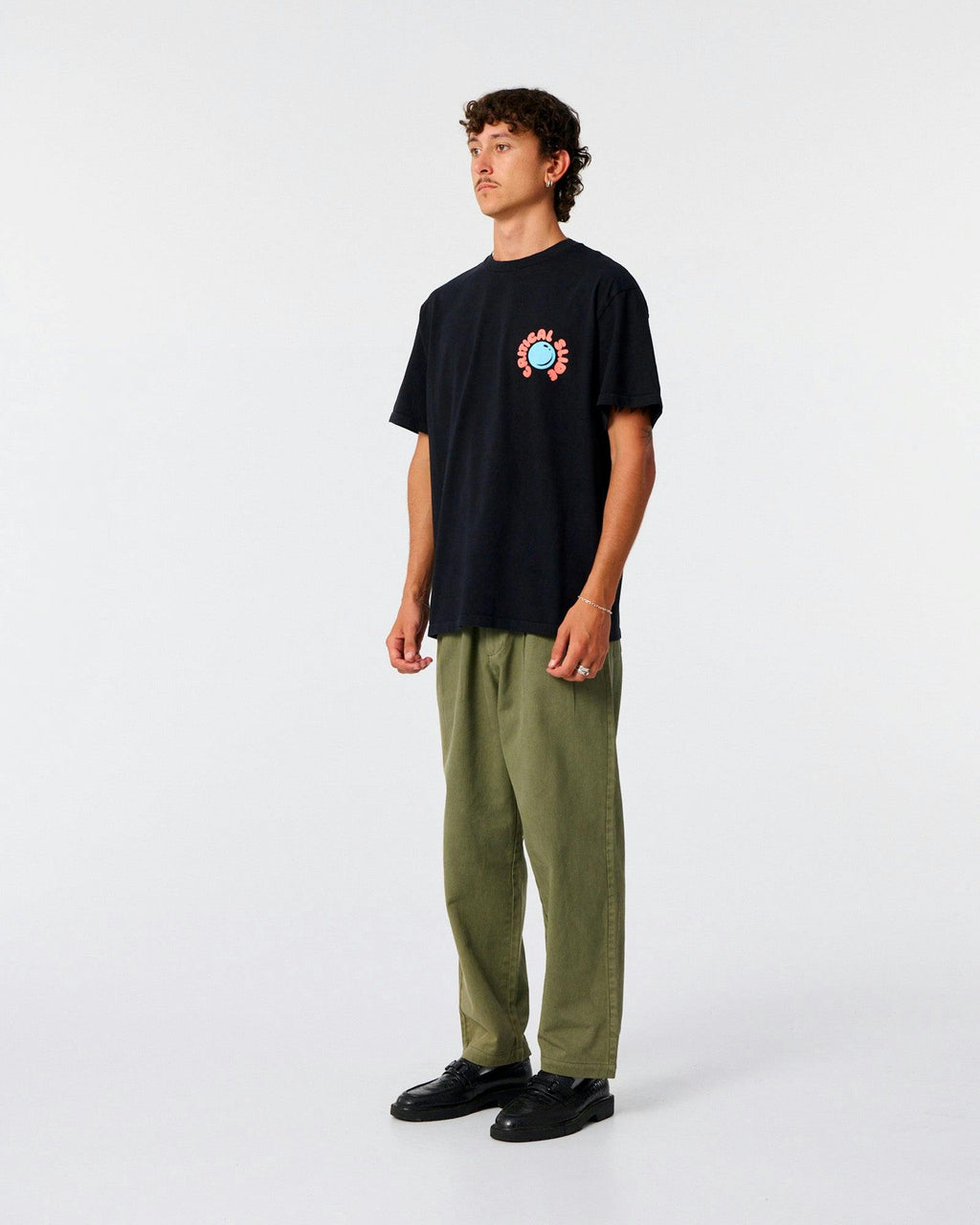 Resin Drop Tee - Vintage Black