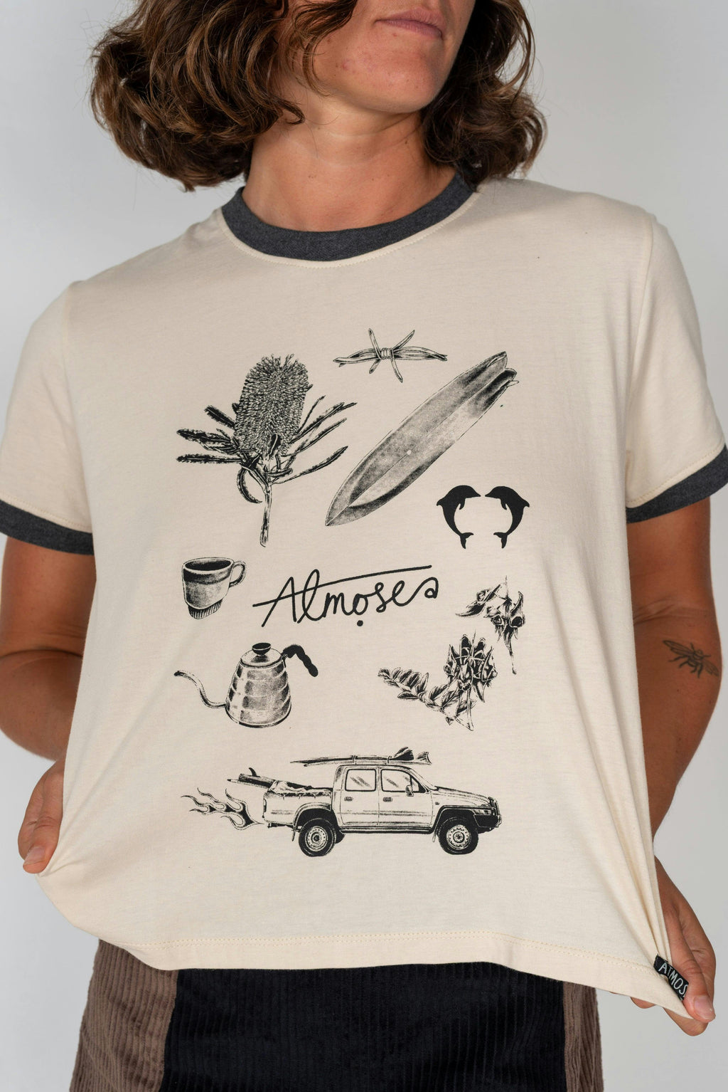 Yaz Artifacts Ringer Tee