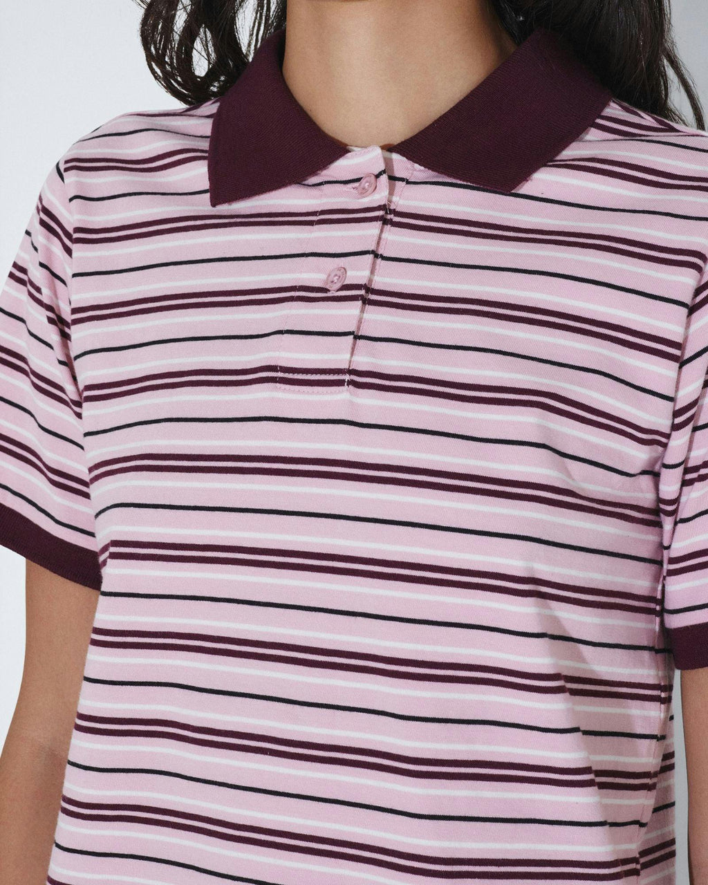 Jade Polo - Pink Stripe