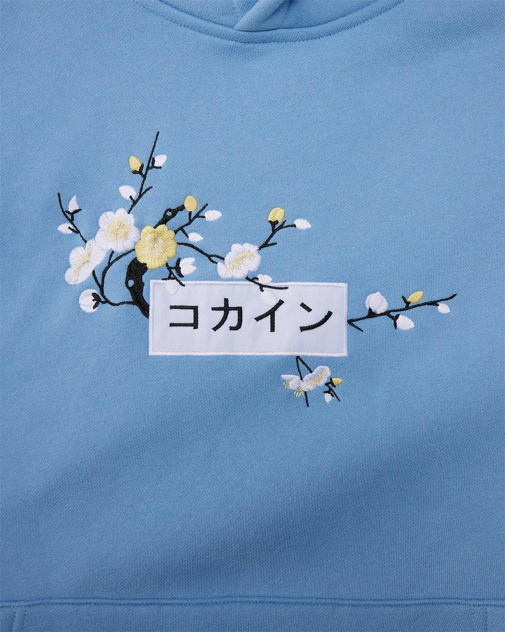 Blue / Yellow & White Blossom //// Hoodie