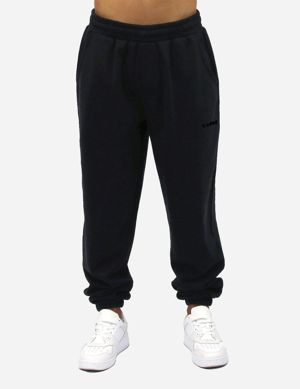 BOWEN - Men’s Elastic Waist Track Pant - Black