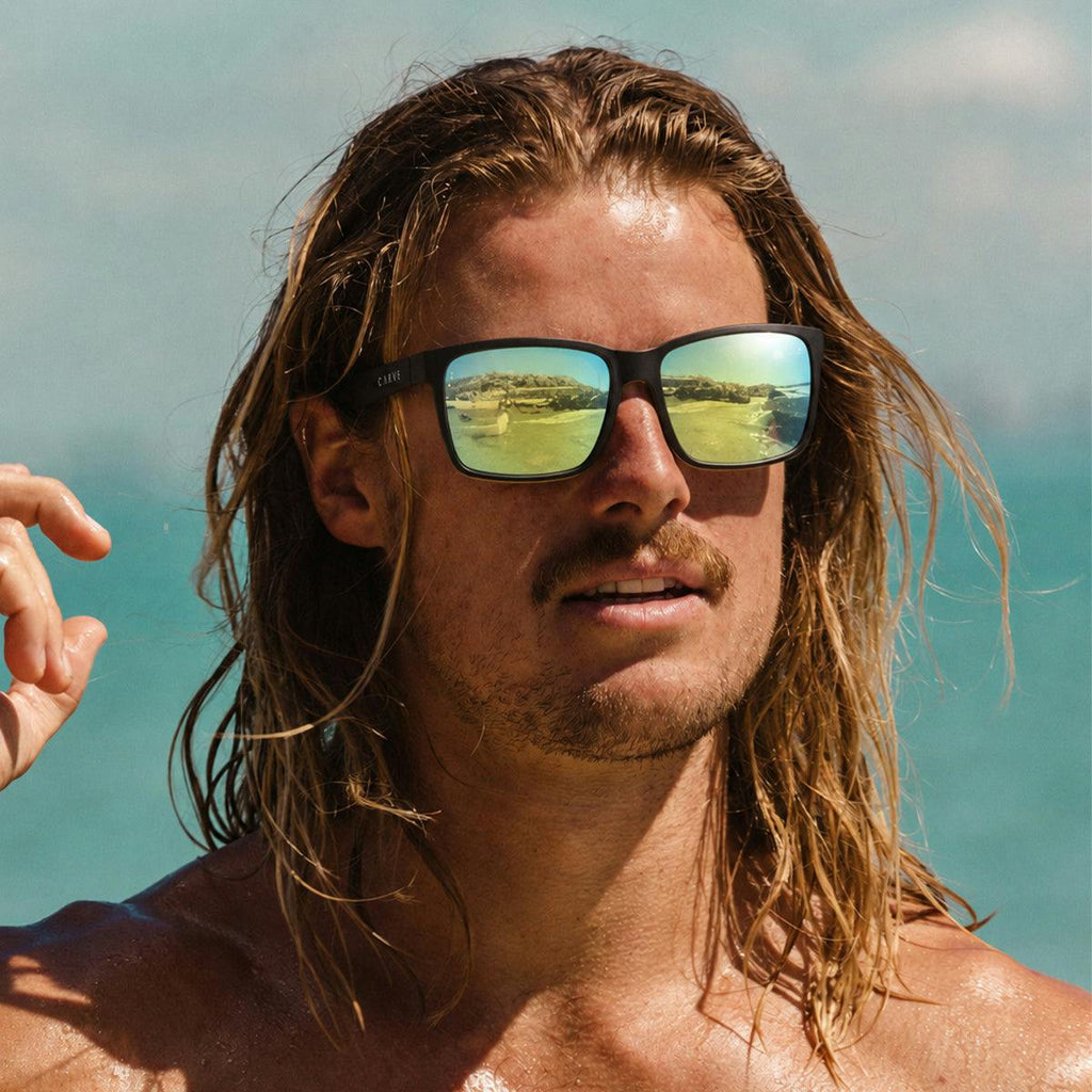 The Island - Iridium Matt Black Frame Sunglasses