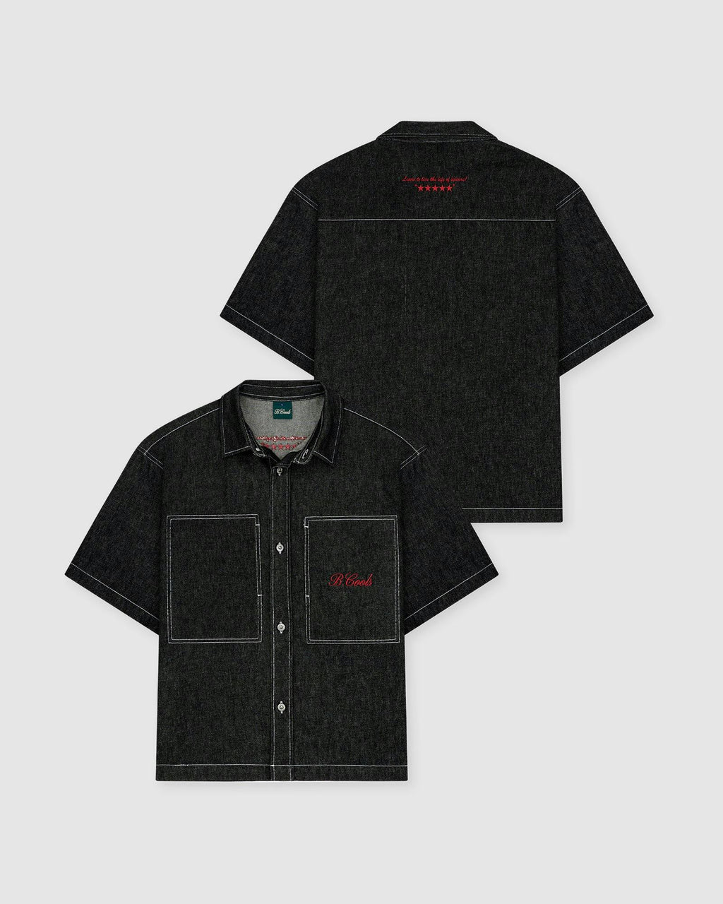 Box Crop Shirt Raw