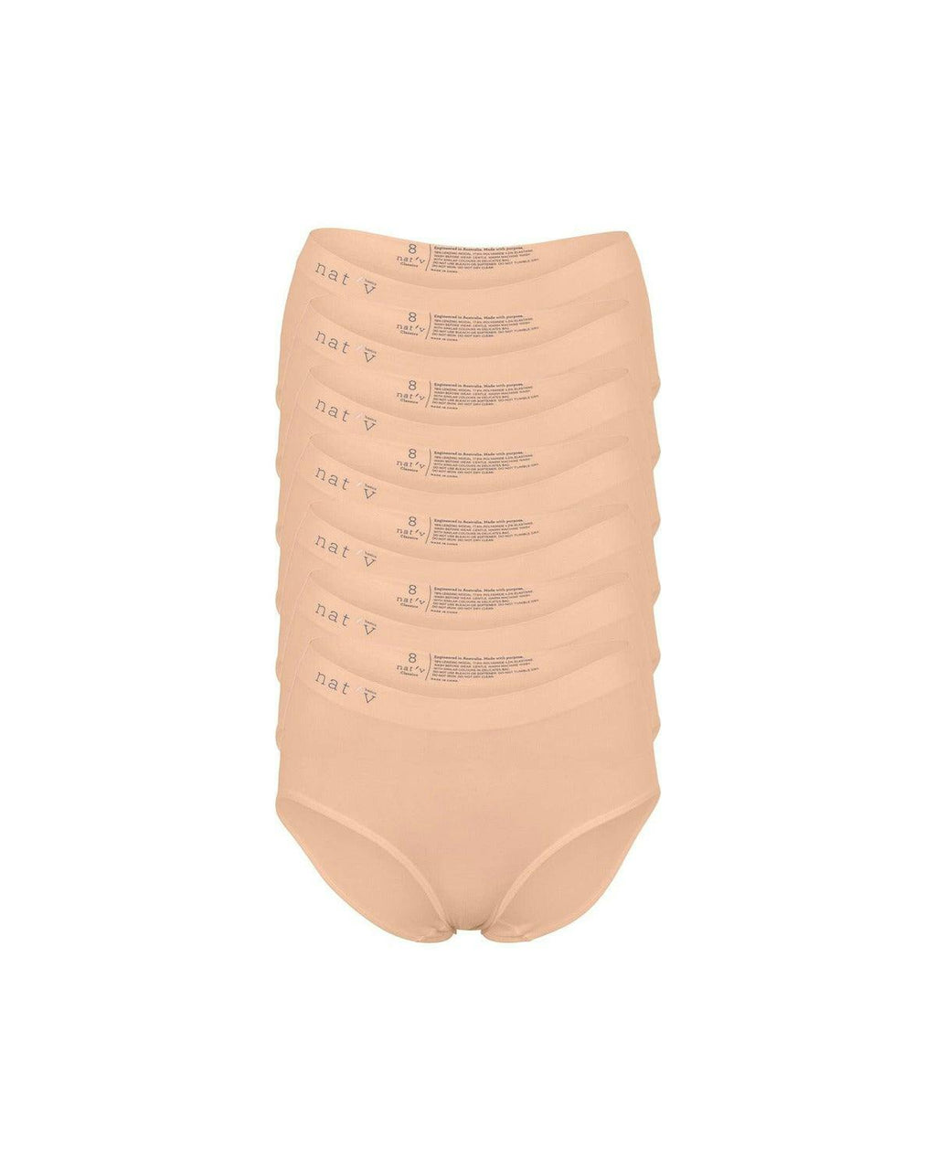 Classic Modal Full Brief Underwear 7 Pack - Bone