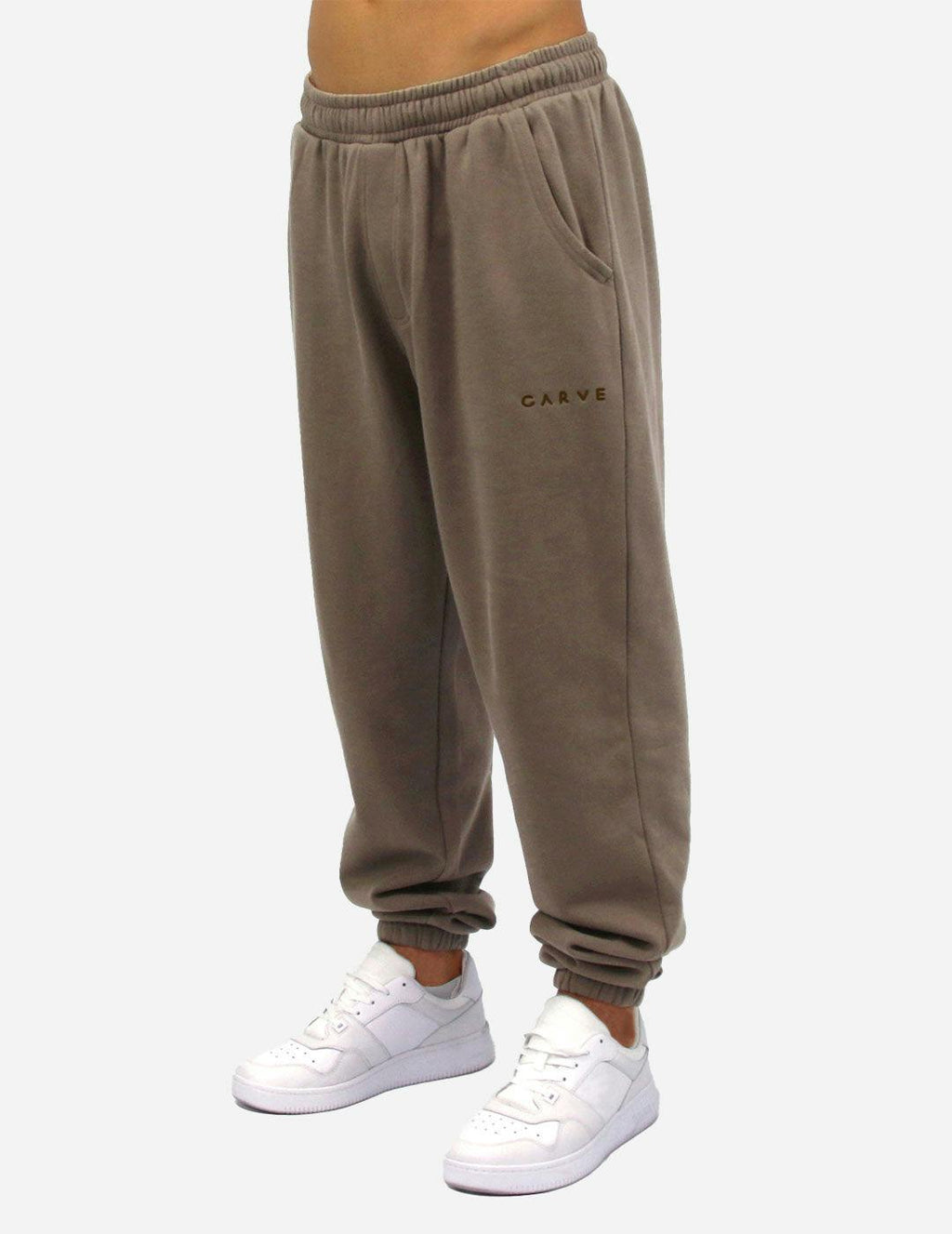 BOWEN - Men’s Elastic Waist Track Pant - Driftwood