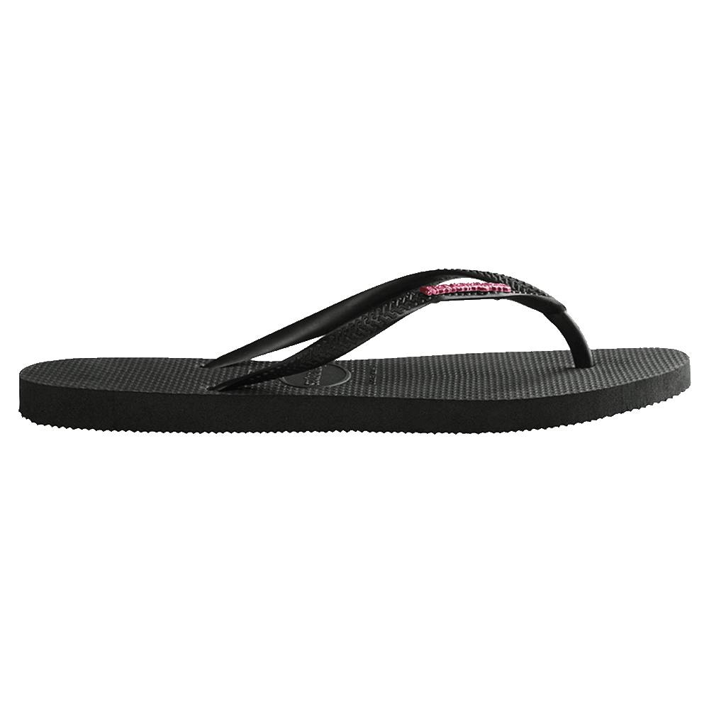 Slim Metal Logo Thongs