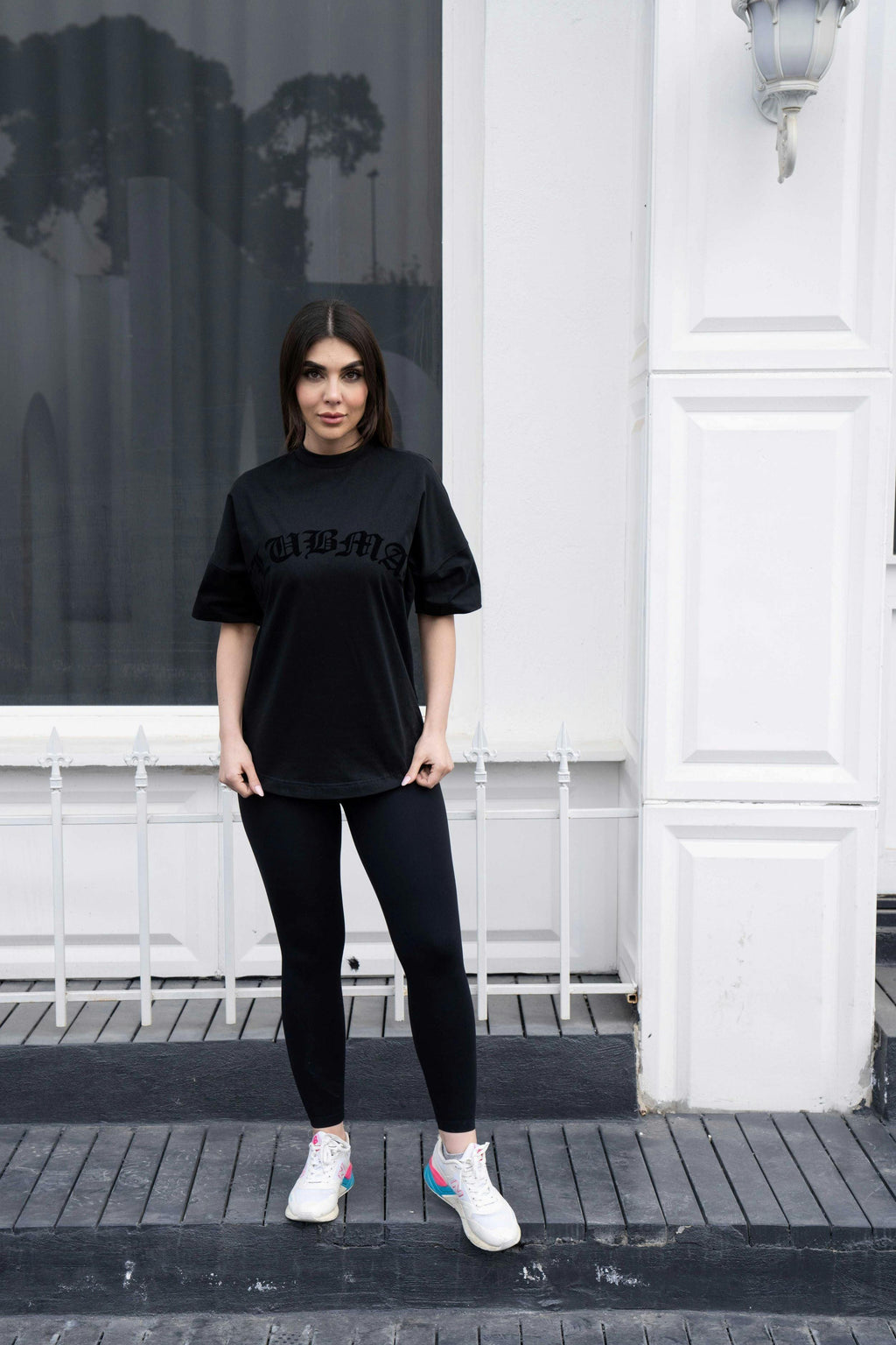 Mens Clubman 'Cyper' T-shirt / Black