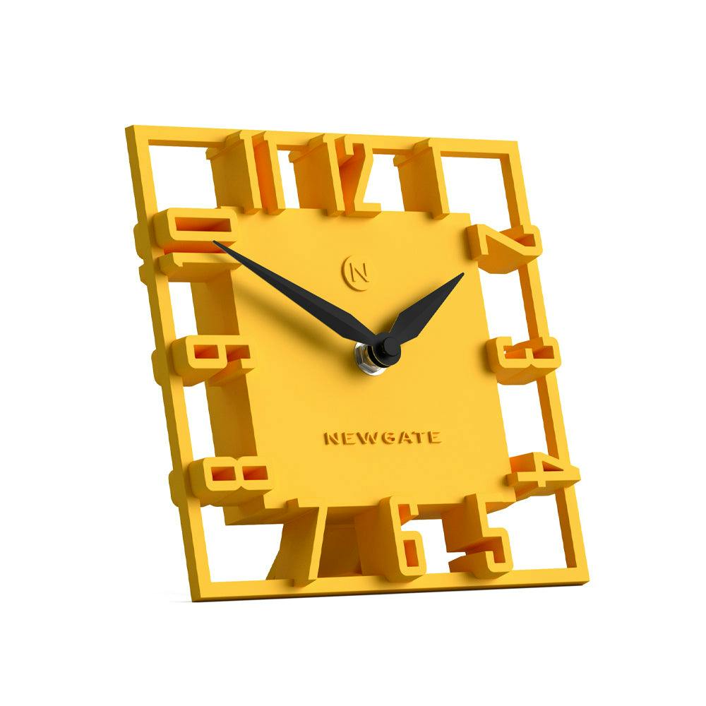 Newgate Highline Mantel Clock-Yellow