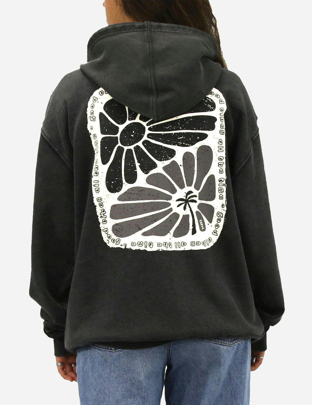 RAES - Women’s Pullover Hoodie French Terry - Charcoal