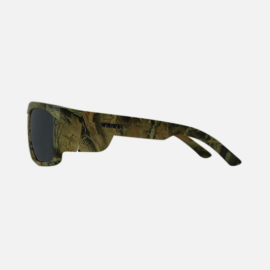 VOLLEY SAFETY WITH CAMO FRAME AND GREY POLARIZED LENS