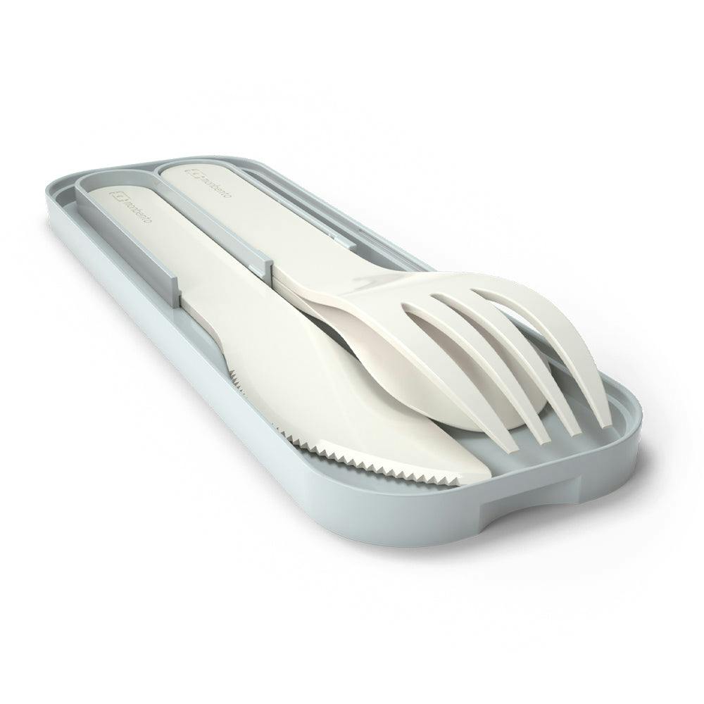 Monbento Mb Pocket Plastic Cutlery Set - Colour Natural