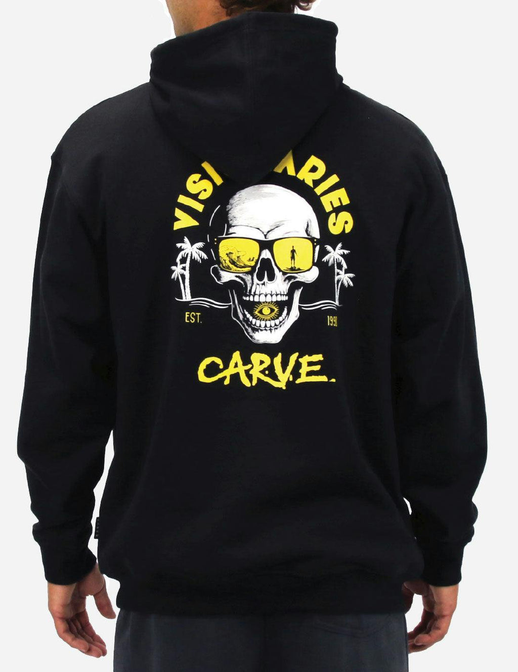 RAMBLER - Men’s Pullover Hoodie Fleece - Black