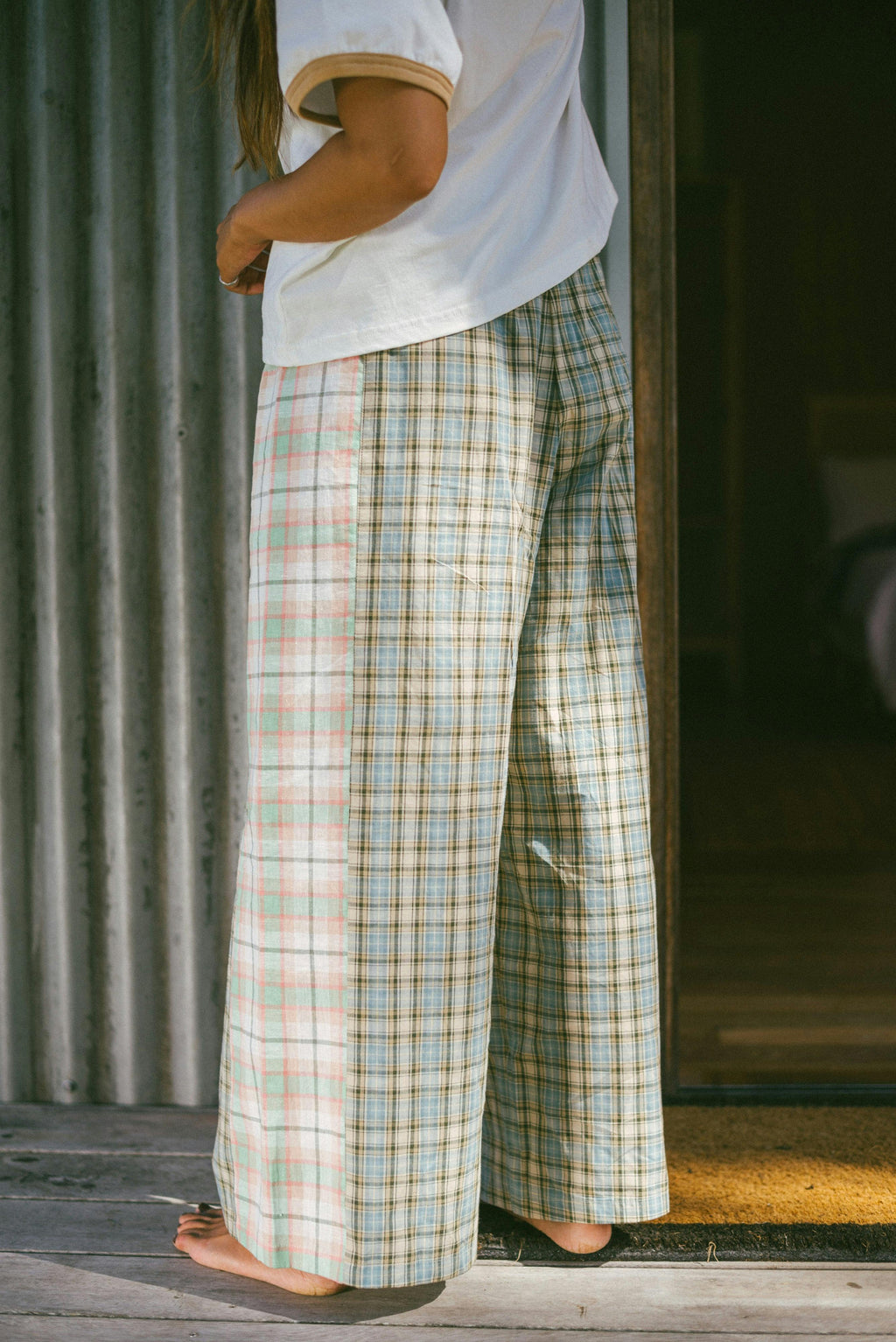 Patchwork Pant in Cottage Plaid