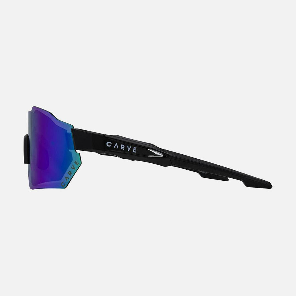 Level Up -  Frame: Matte Black   Lens: Rose with External Green Purple Iridium