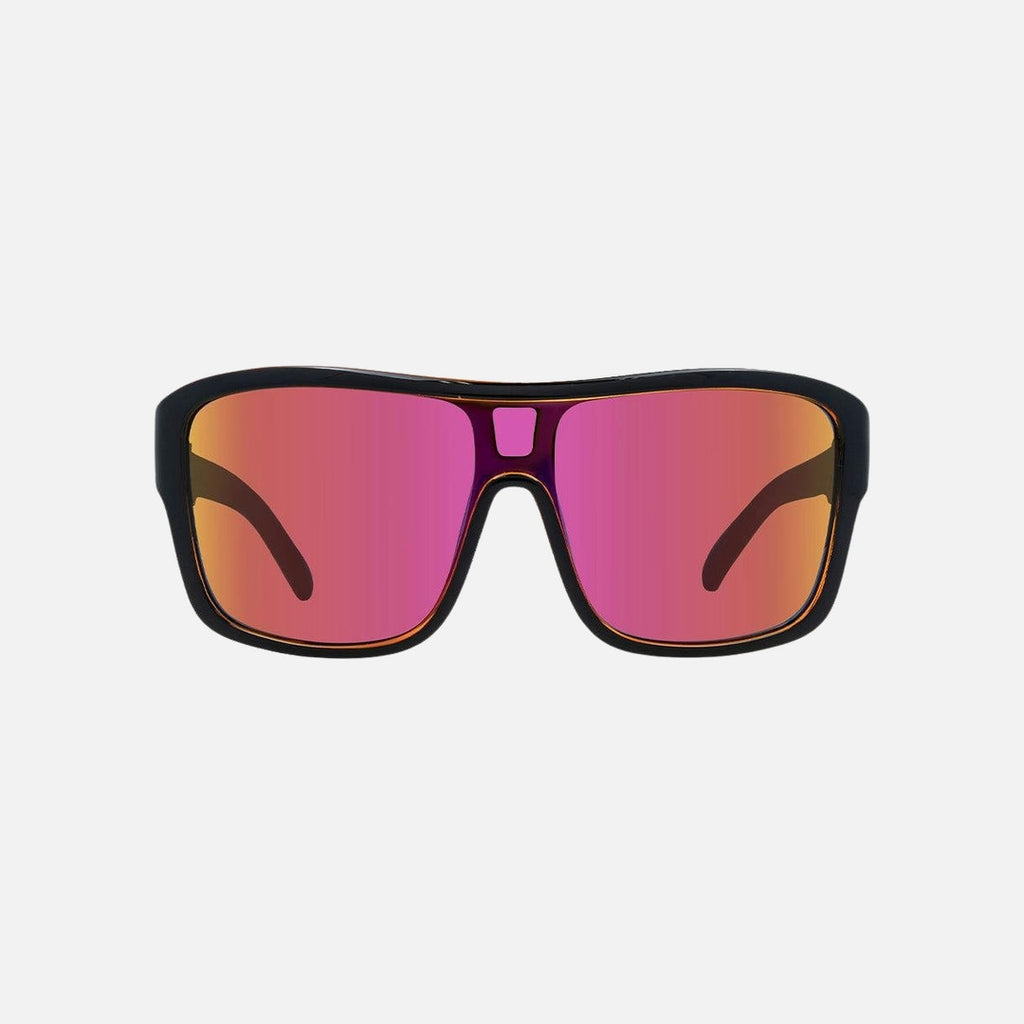 Anchor Beard - Gloss Black Outer Frame with Orange Crystal inner Trims, Orange Iridium Lens
