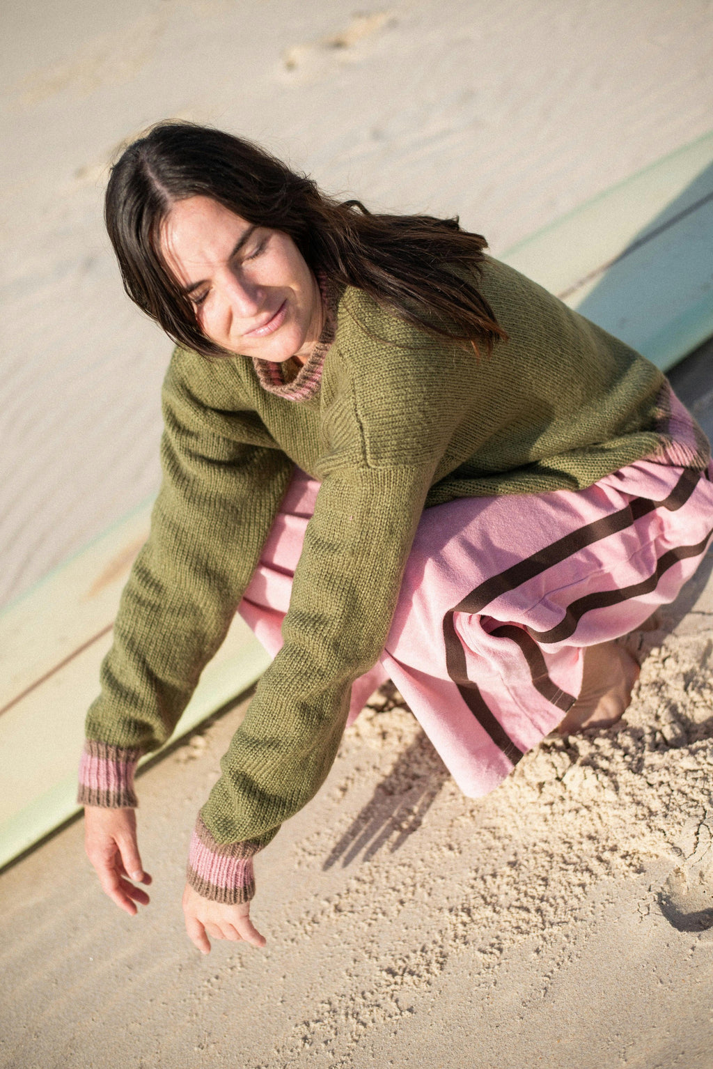 Khaki Knit Jumper