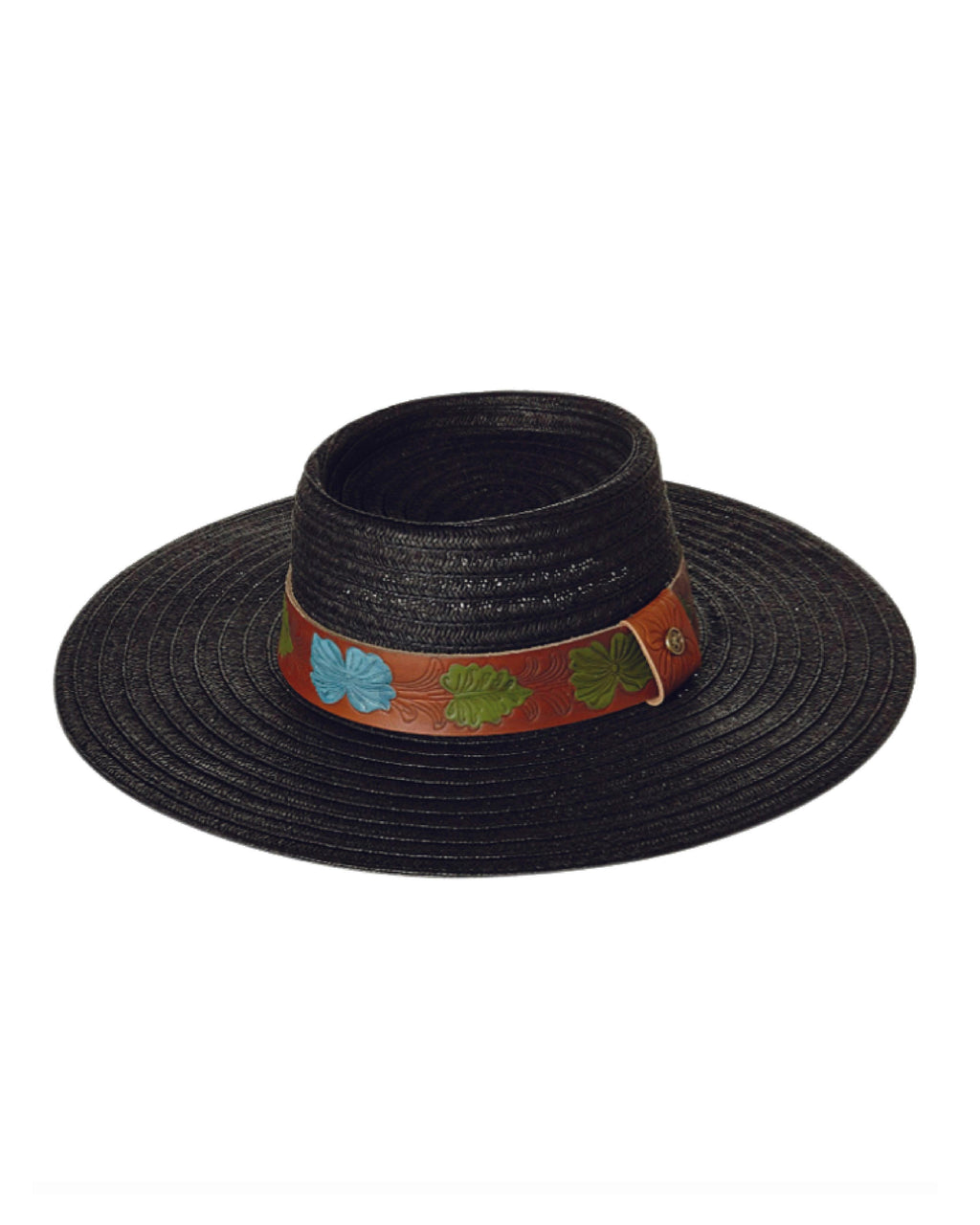 The Wanderer Black Straw Hat
