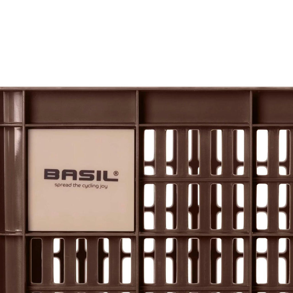 Bicycle Crate L 40L Recycled Synthetic Brown