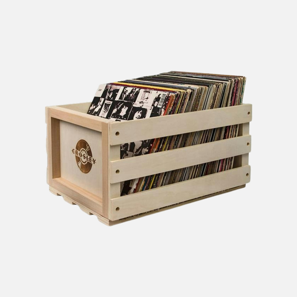 Crosley Record Storage Crate & U2 Rattle And Hum - Vinyl Album Bundle