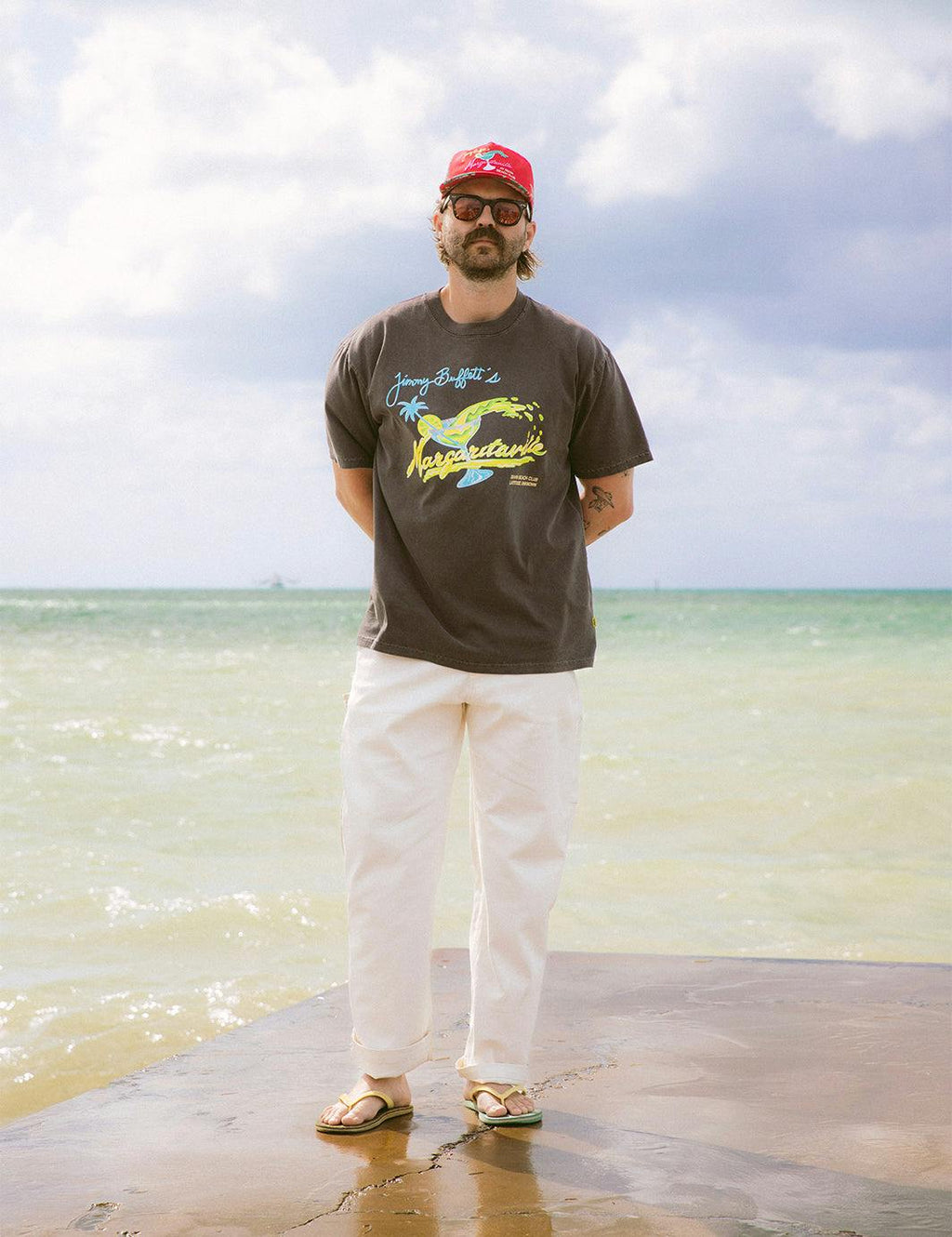Duvin x Margaritaville Please Return Tee - Black