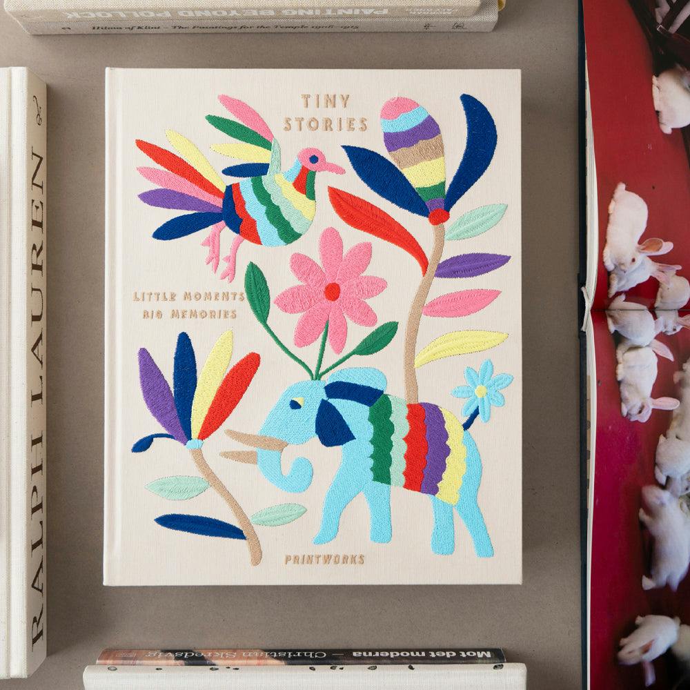 Printworks Embroidered Photo Album-Tiny Stories