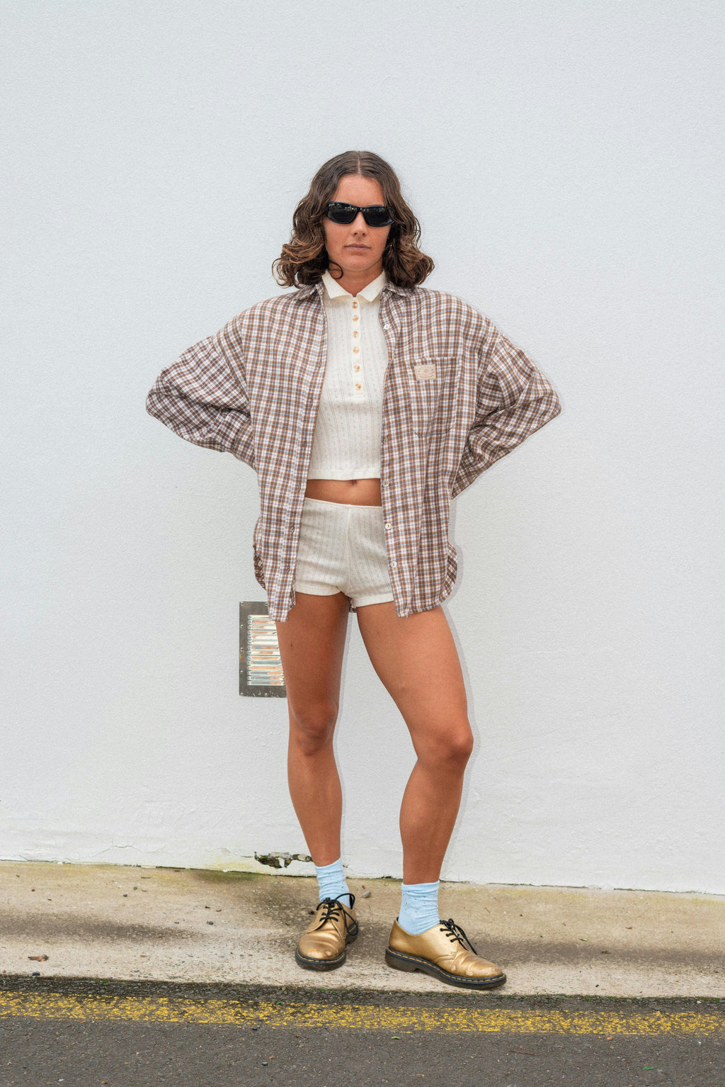 Flannel Shirt in Oat