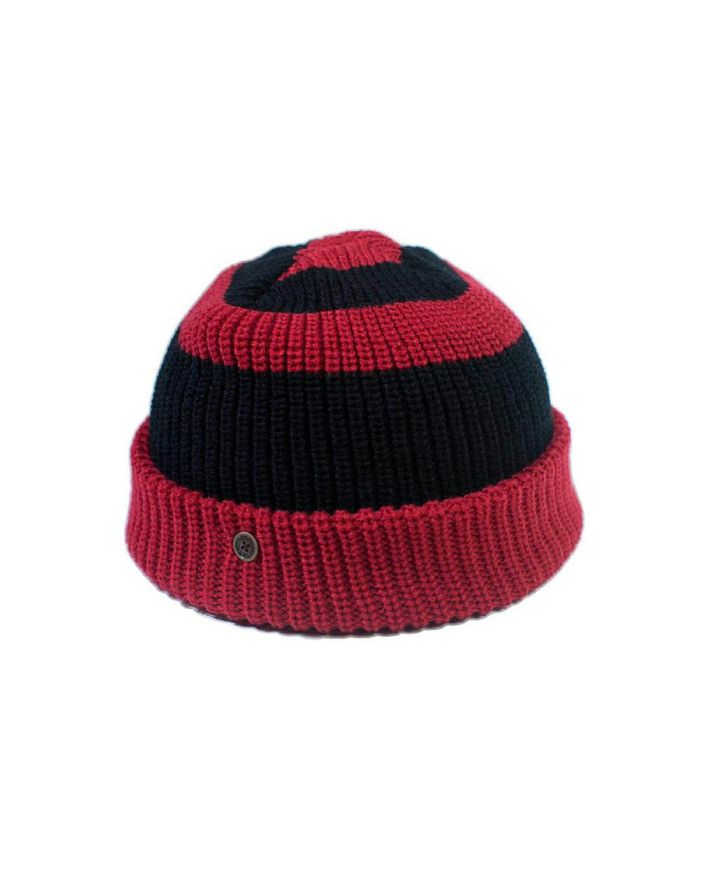 The Wally Knit Beanie – Red and Black