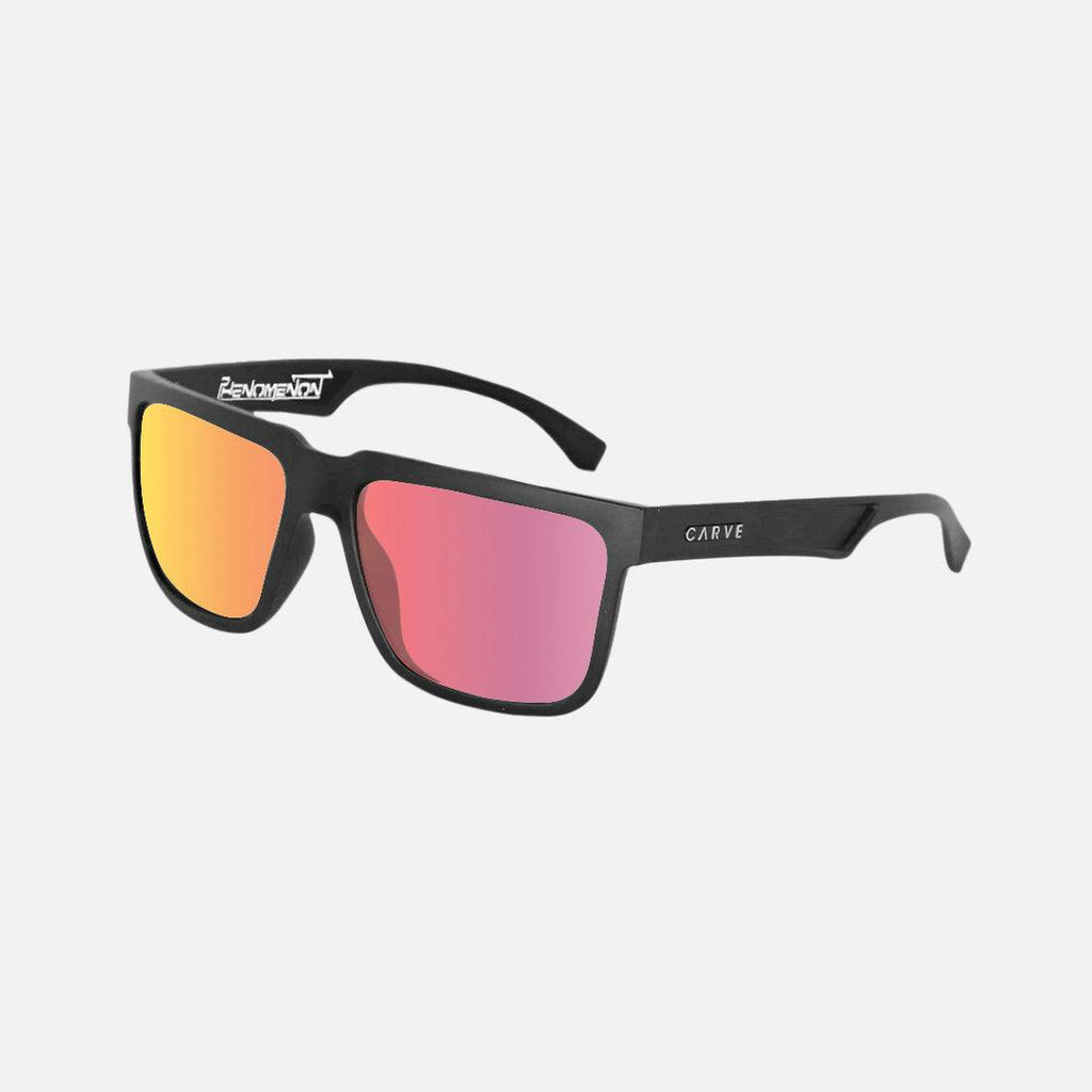 Phenomenon - Matte Black Frame Grey Red Iridium Lens