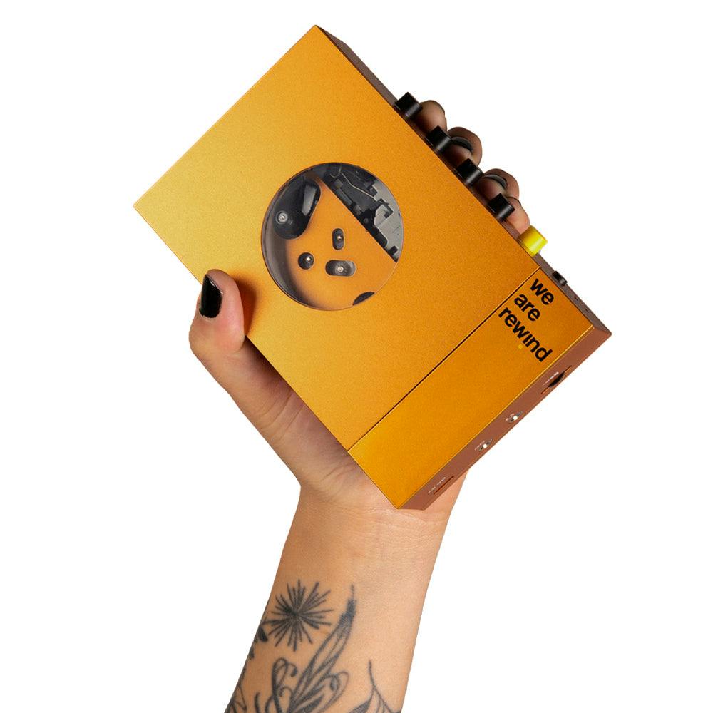 We Are Rewind Portable Cassette Player & Recorder - Serge, Orange