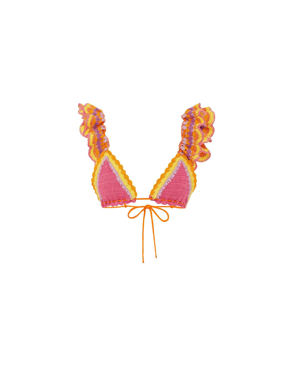 THE CROCHET FRILL TOP - CANDYLAND