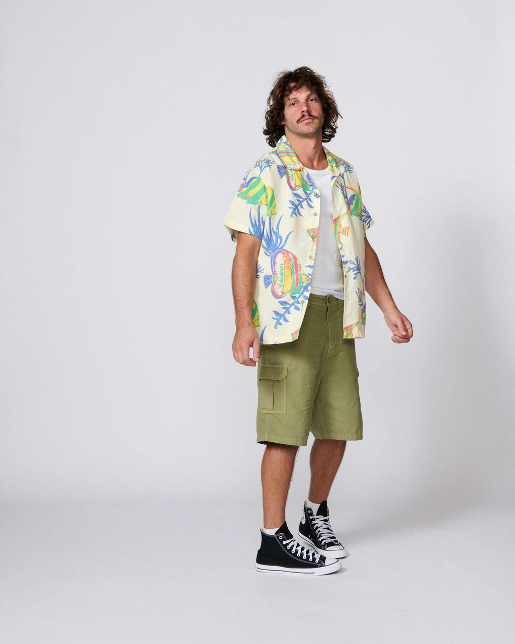 Aquarium Resort Shirt - Ecru