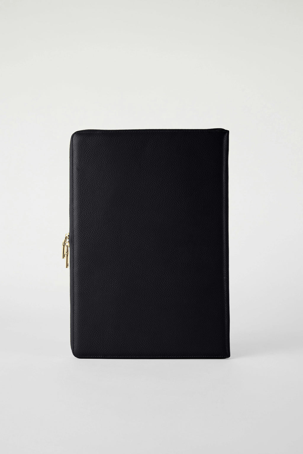 16" Padded Leather Laptop Case | Black Gold