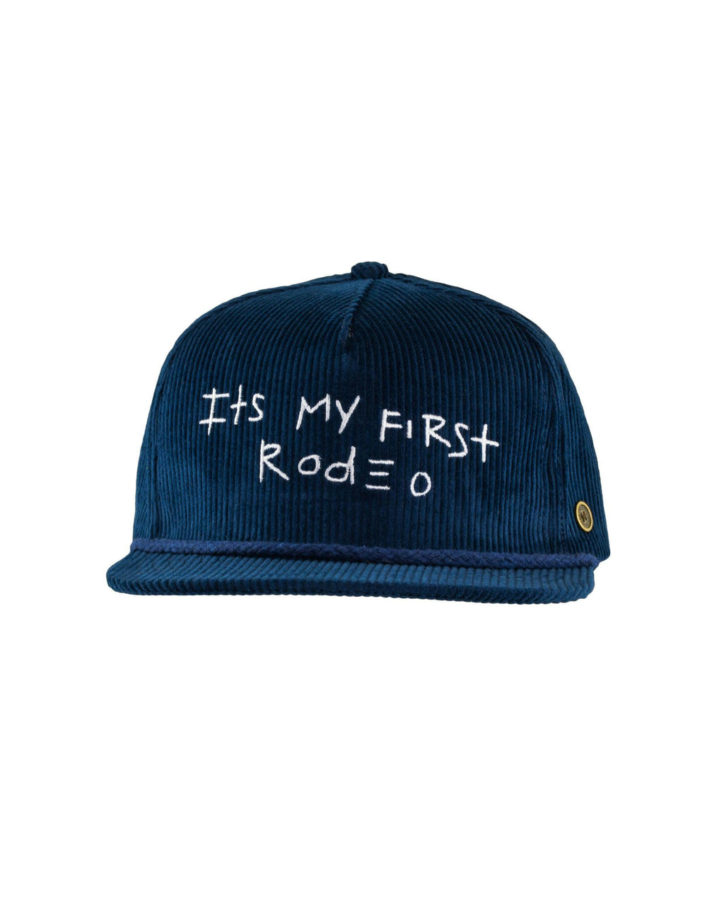 It’s My First Rodeo – Navy Corduroy Stash Cap