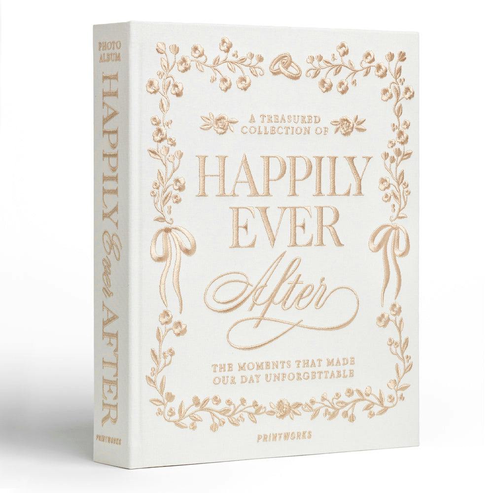 Printworks Embroidered Photo Album-Happily Ever After