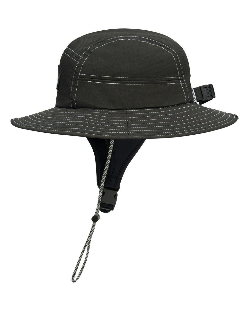 Black Wide Brim Surf Hat UPF 50+