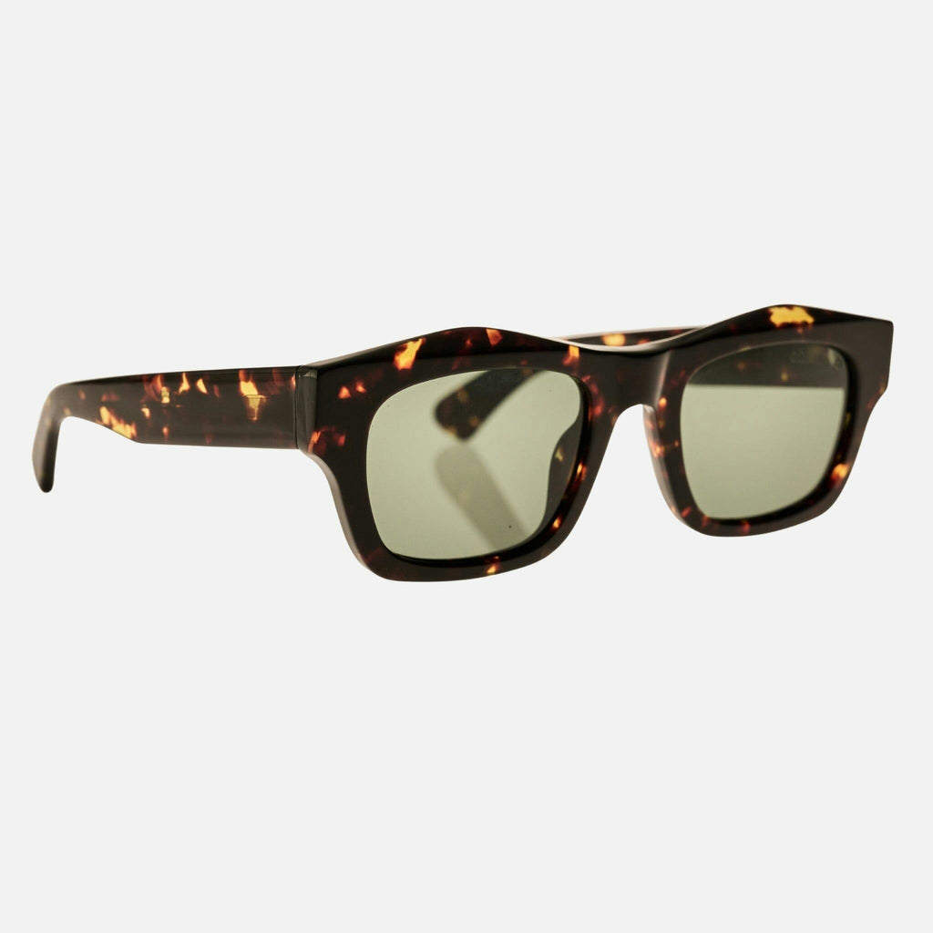 FOLSOM Gloss Havana Tort | Green Polarised Bio Lens