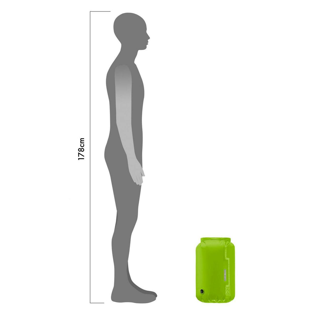 Ultra Lightweight Compression Dry Bag with Valve 22L Green