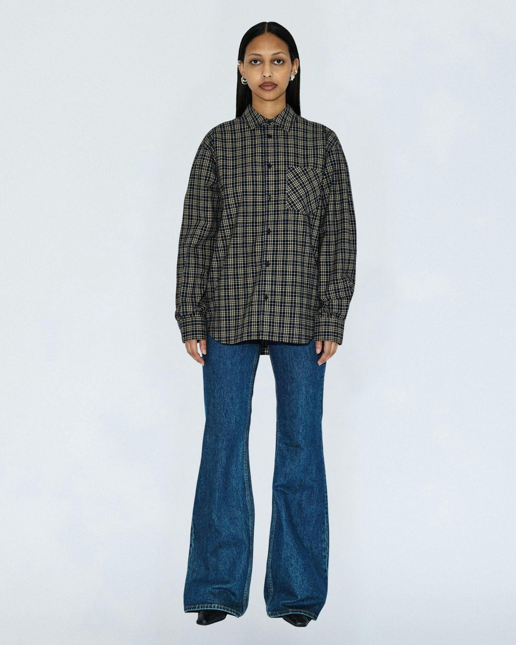 Wes Shirt - Black Summer Check