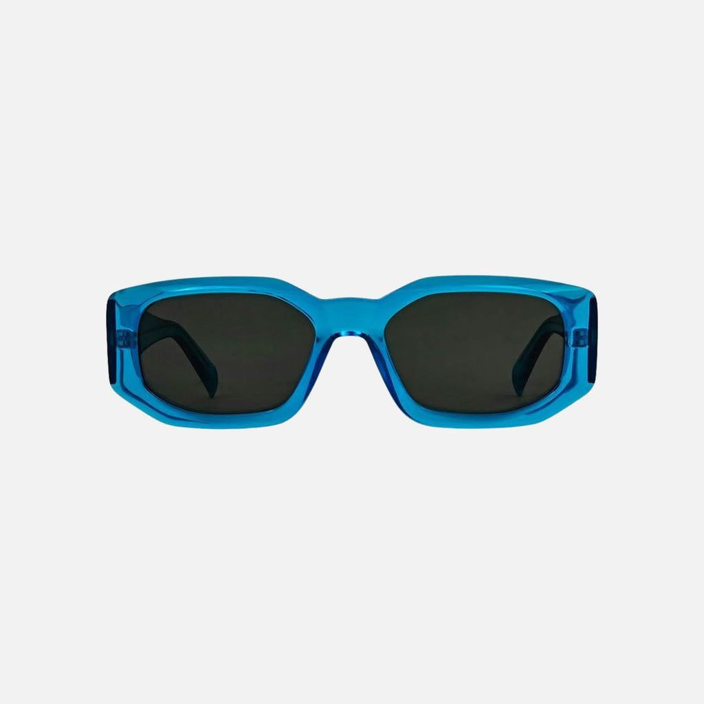 Mayhem - Gloss Crystal Cyan Frame with Grey Lens