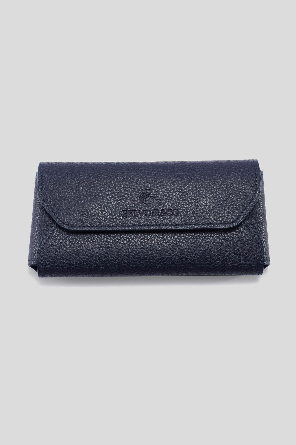 Navy Blue Leather Case