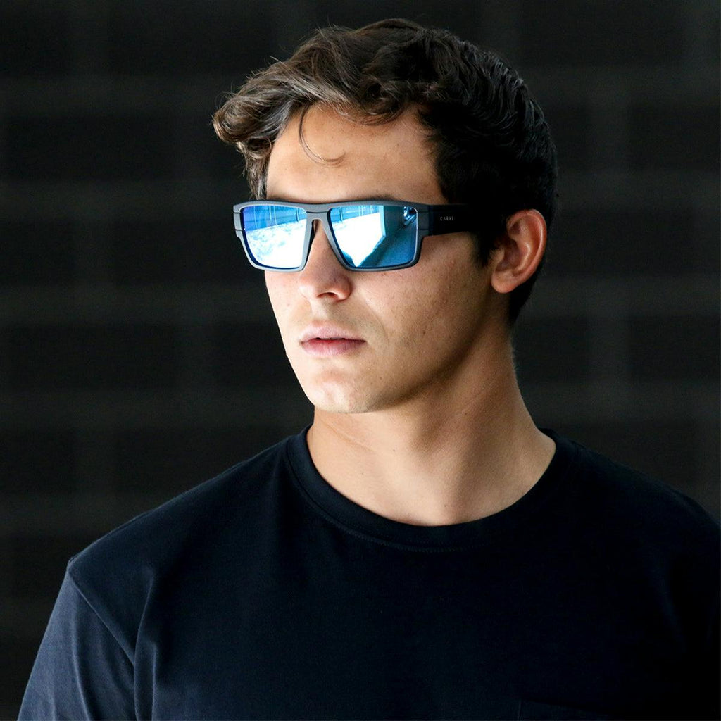 Sublime - Blue Iridium / Matt Black Frame Sunglasses